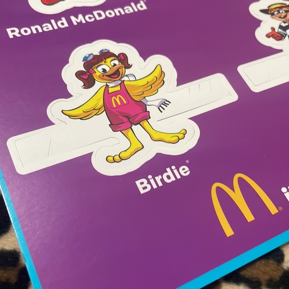 2015 MCDONALDS Finger Puppets Set 💜 Grimace Birdie Hamburglar Happy Meal Kids - Picture 8 of 15